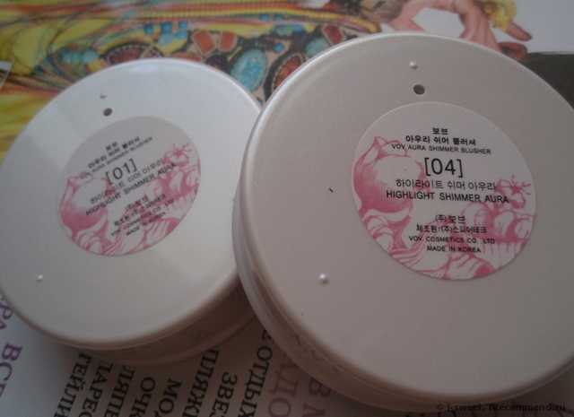 Румяна VOV Aura Shimmer Blusher - фото