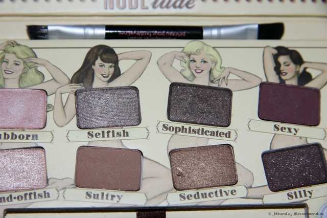 Палетка теней TheBalm Nude 'tude nude eyeshadow palette - фото