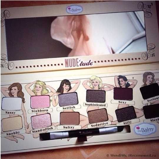 Палетка теней TheBalm Nude 'tude nude eyeshadow palette - фото