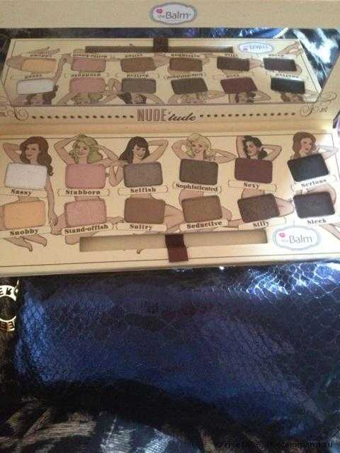 Палетка теней TheBalm Nude 'tude nude eyeshadow palette - фото