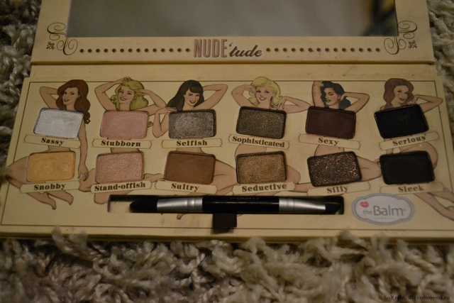 Палетка теней TheBalm Nude 'tude nude eyeshadow palette - фото