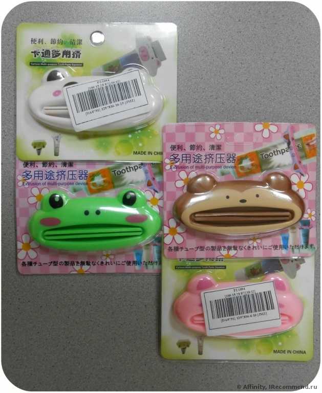 Пресс для тюбика зубной пасты Ebay Animal Cartoon Toothpaste Dispenser Tube Squeezer - фото