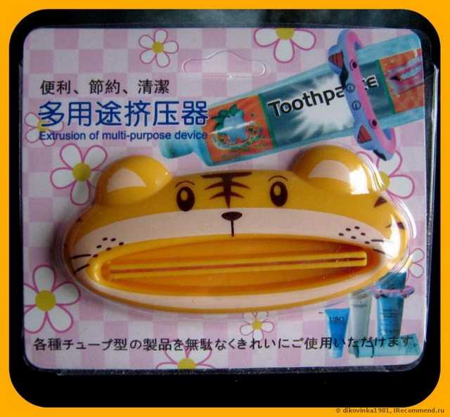 Пресс для тюбика зубной пасты Ebay Animal Cartoon Toothpaste Dispenser Tube Squeezer - фото