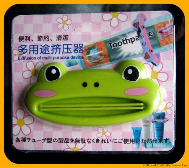 Пресс для тюбика зубной пасты Ebay Animal Cartoon Toothpaste Dispenser Tube Squeezer - фото