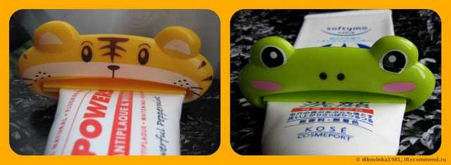Пресс для тюбика зубной пасты Ebay Animal Cartoon Toothpaste Dispenser Tube Squeezer - фото