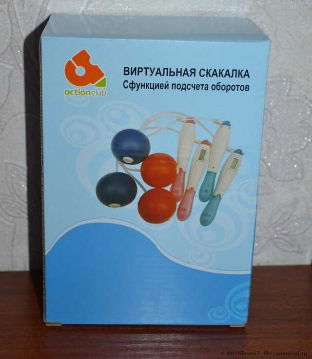 Скакалка Action club Виртуальная  с функцией подсчета оборотов - фото