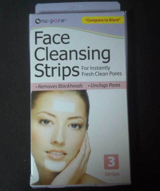 Очищающие полоски для лба и подбородка   Face cleansing strips от nu-pore - фото