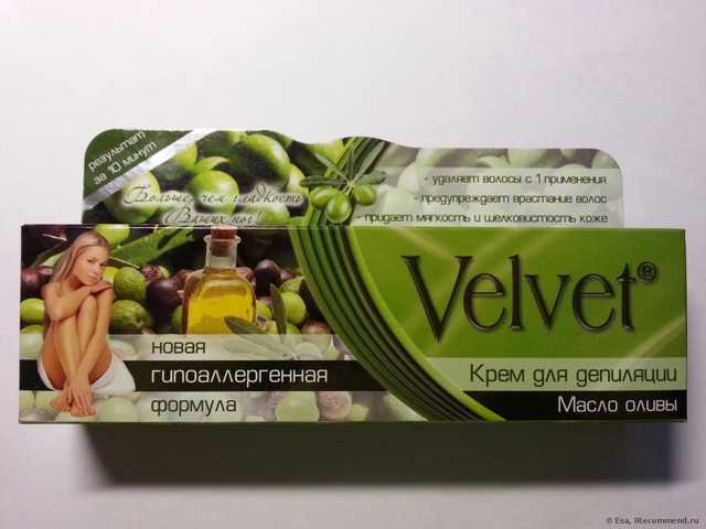 Крем для депиляции  Velvet с маслом оливы - фото