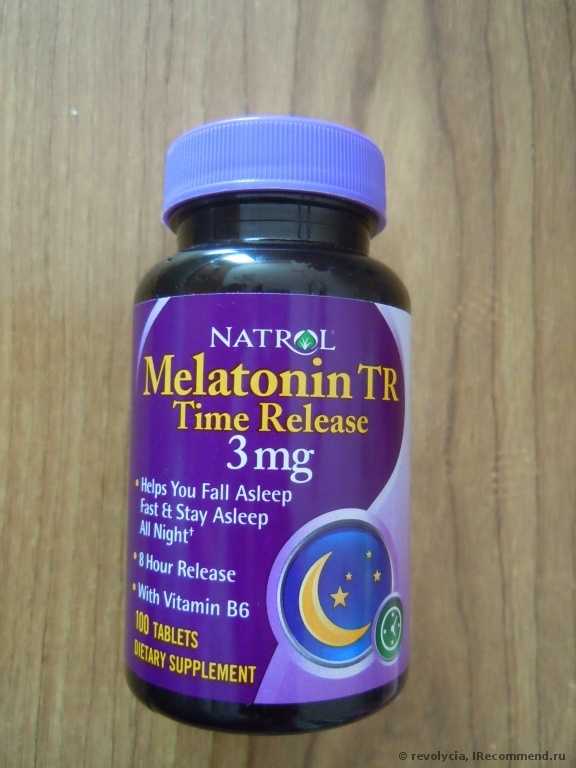 Снотворное Natrol Melatonin - фото