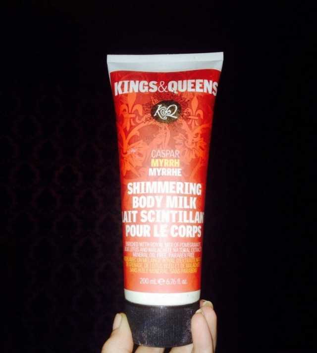 Крем для тела Kings & Queens Мерцающий лосьон Shimmering body milk lait scintillant pour le corps - фото