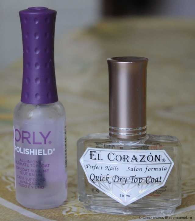 Сушка для лака  EL CORAZON Quick Dry Top Coat - фото