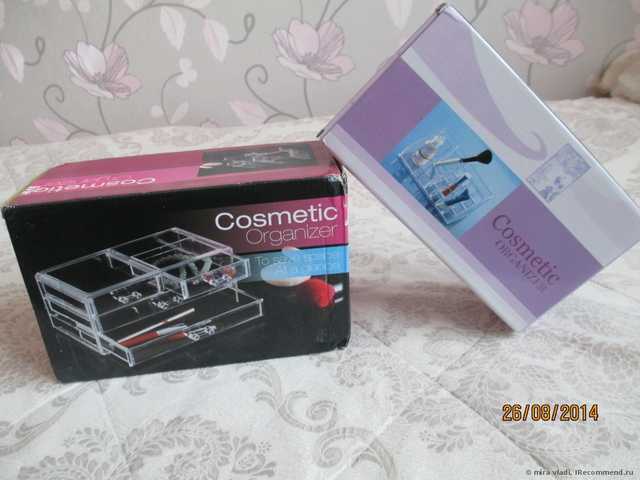 Органайзер Aliexpress Acrylic Cosmetic Organizer Drawer Makeup Case Storage Insert Holder Box - фото