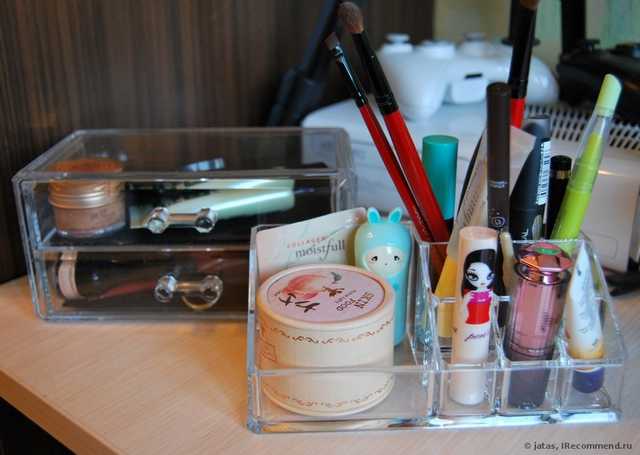 Органайзер Aliexpress Acrylic Cosmetic Organizer Drawer Makeup Case Storage Insert Holder Box - фото