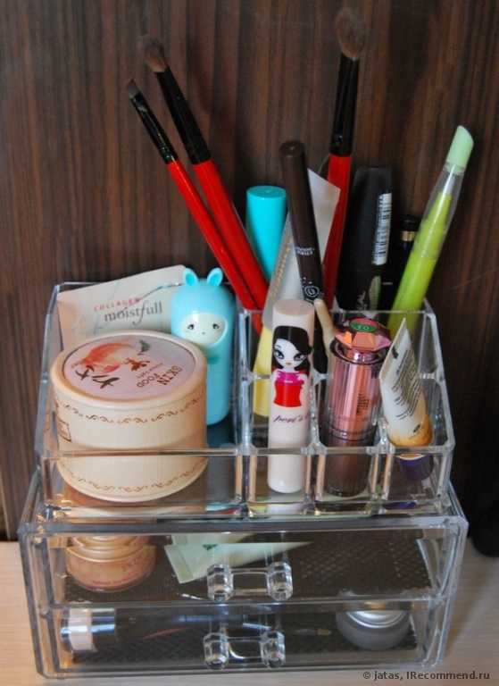 Органайзер Aliexpress Acrylic Cosmetic Organizer Drawer Makeup Case Storage Insert Holder Box - фото