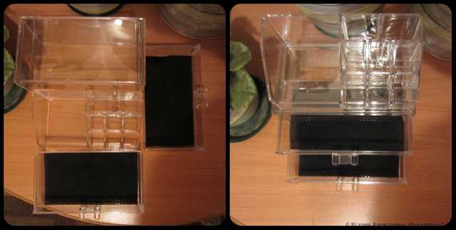 Органайзер Aliexpress Acrylic Cosmetic Organizer Drawer Makeup Case Storage Insert Holder Box - фото