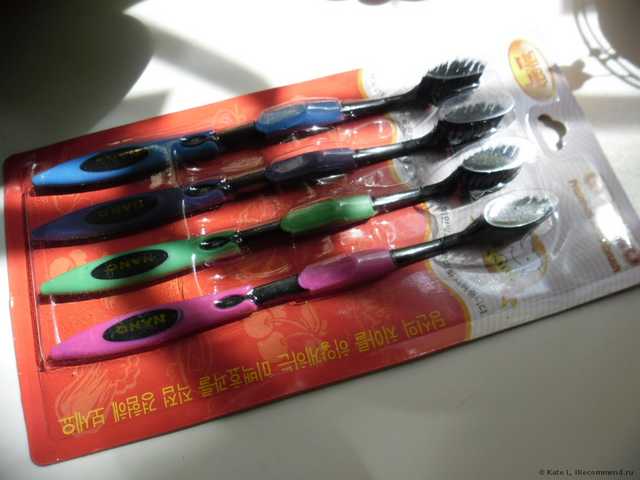 Зубная щетка Aliexpress Gingiva Care Soft Bristles Korea NANO Anion bamboo Charcoal toothbush dual adult toothbrush as Oral care product. - фото