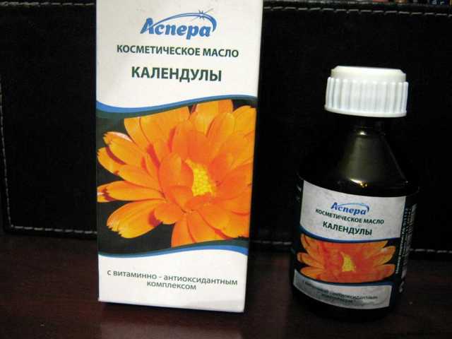 Масло косметическое Аспера календулы с витаминно-антиоксидантным комплексом - фото
