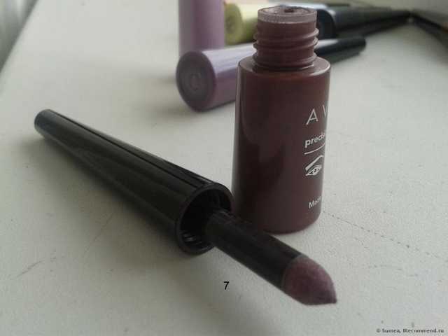 Тени для век Avon Блестящие рассыпчатые с точным аппликатором - фото