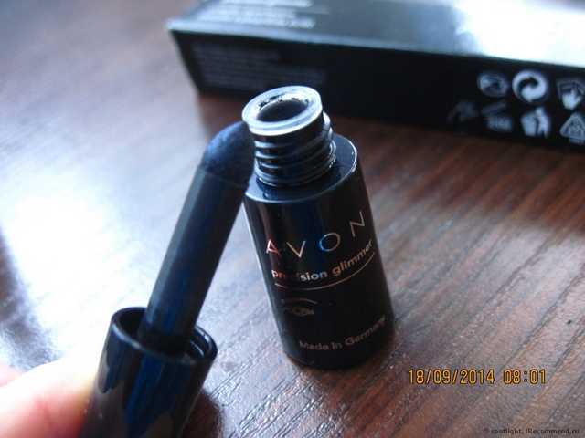 Тени для век Avon Блестящие рассыпчатые с точным аппликатором - фото