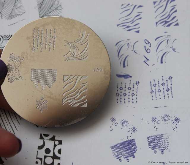 Диск для стемпинга Aliexpress   Stamping Nail Art серия m - фото