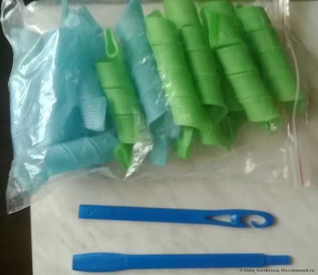 Бигуди Aliexpress   Hot 2014 New retail 18pcs(1pack) ! 30cm Hair Curler Hair Tools / Hair Rollers (Not to hurt the hair) - фото