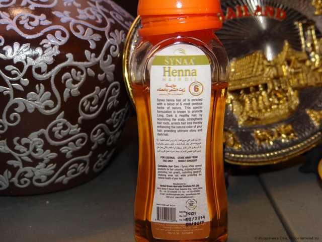 Масло для волос Synaa с хной / Henna hair oil - фото