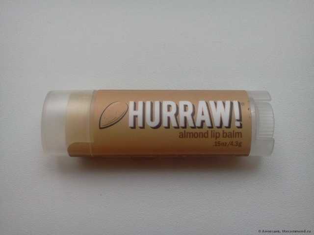 Бальзам для губ Hurraw! Lip Balm, Almond - фото