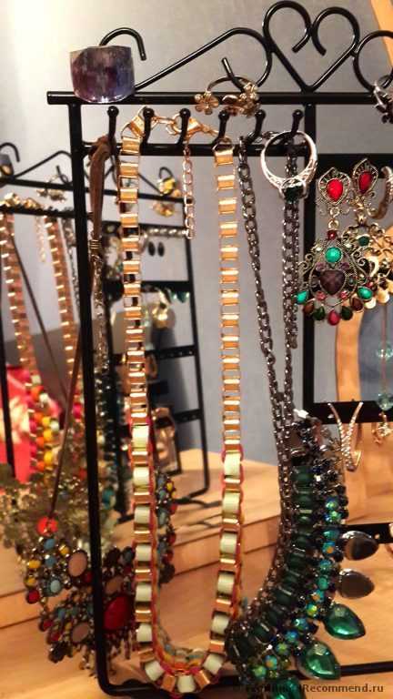 Подставка для бижутерии Buyincoins Earrings Necklaces 32-Hole Jewelry Display Holder Stand - фото