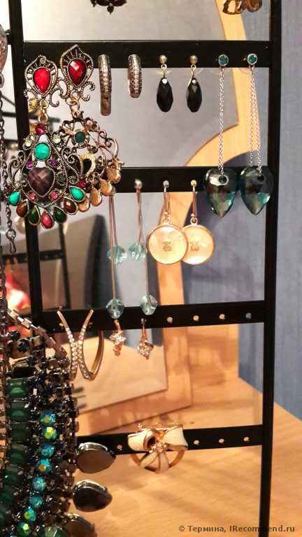 Подставка для бижутерии Buyincoins Earrings Necklaces 32-Hole Jewelry Display Holder Stand - фото