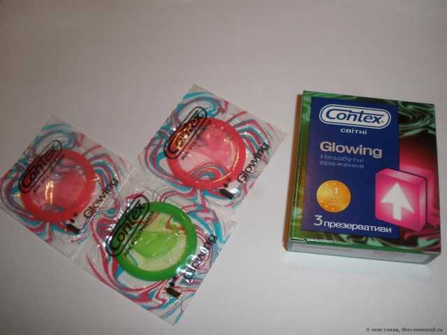 Презервативы Contex Glowing светящиеся - фото