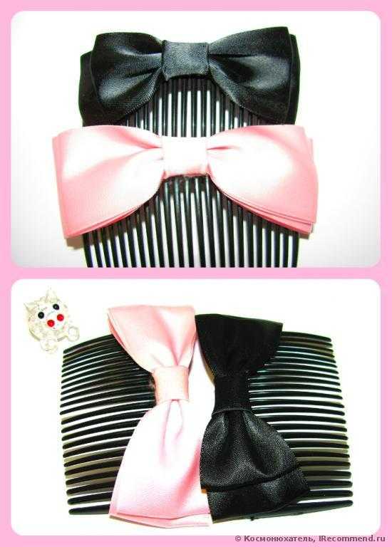 Гребень Tinydeal Esthetical & Elegant Bowknot Pattern Ornament Decoration Hair Comb for Women Ladies NAF-104015 - фото