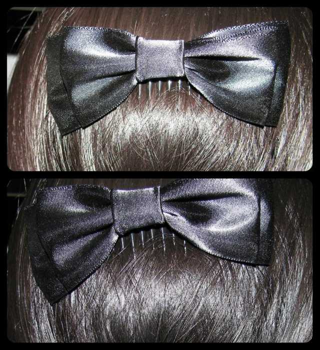 Гребень Tinydeal Esthetical & Elegant Bowknot Pattern Ornament Decoration Hair Comb for Women Ladies NAF-104015 - фото
