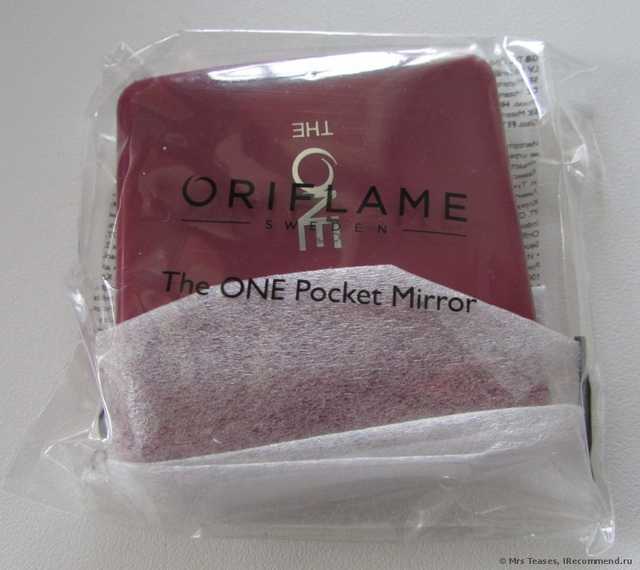 Зеркальце Oriflame Карманное зеркало Oriflame. The ONE Pocket Mirror. Идеал для маленькой сумочки или клатча! Код:27568 - фото
