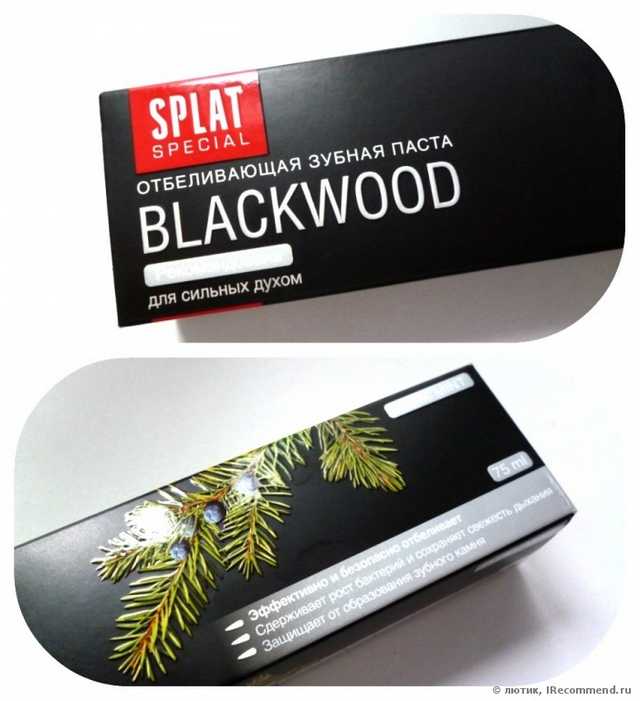 Зубная паста SPLAT BLACKWOOD - фото