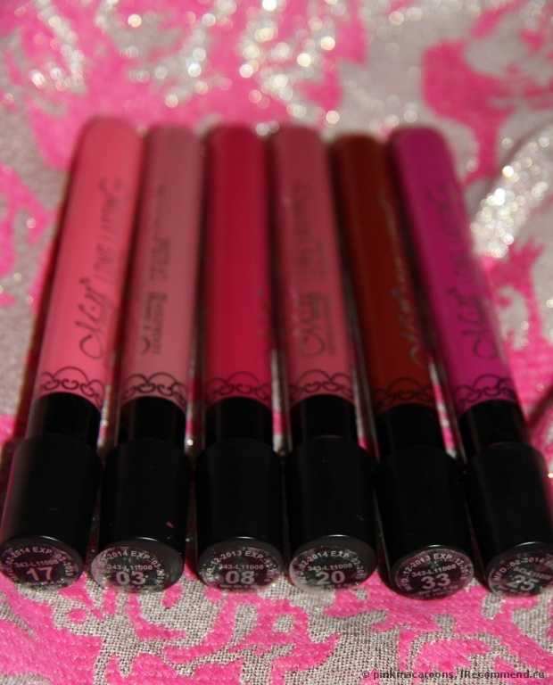 Губная помада Aliexpress Waterproof lipstick lip gloss 36 colors lipgloss velvet matte lipstick red color vitality cerise star - фото