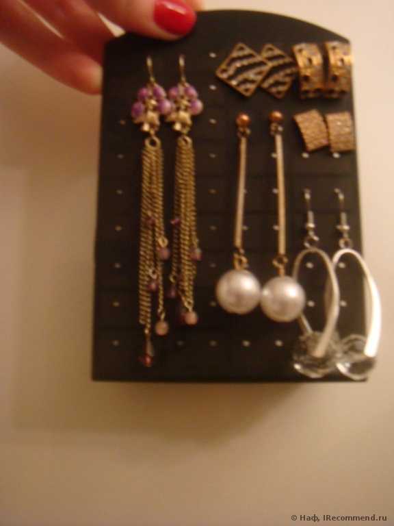 Подставка для бижутерии Buyincoins (36 Pair Jewelry Holder Organizer Earrings Display Stand) - фото