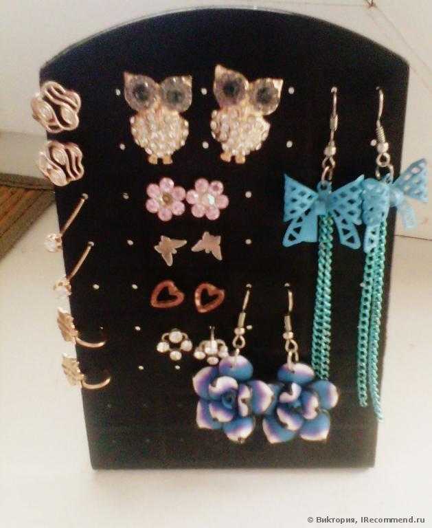 Подставка для бижутерии Buyincoins (36 Pair Jewelry Holder Organizer Earrings Display Stand) - фото