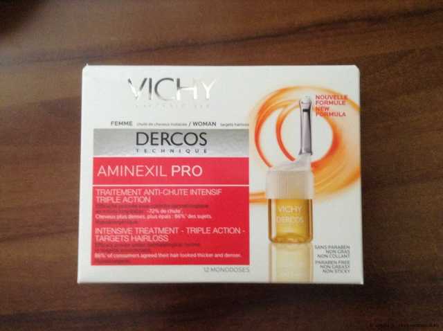 Ампулы для волос Vichy Aminexil pro - фото