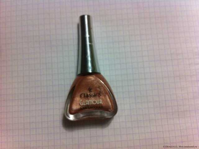 Лак для ногтей Classics  Glamour Nail Lacquer. - фото