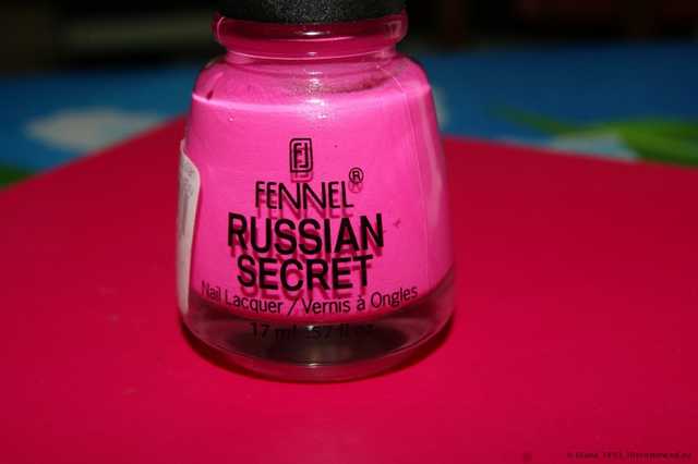 Лак для ногтей Fennel RUSSIAN SECRET - фото