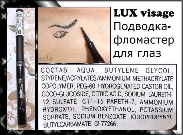 Подводка-фломастер для глаз Lux Visage Подводка фломастер для глаз Perfect Color - фото
