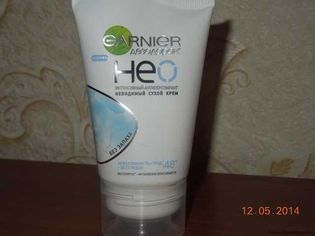 Дезодорант-антиперспирант Garnier НЕО Невидимый сухой крем "Без запаха" - фото