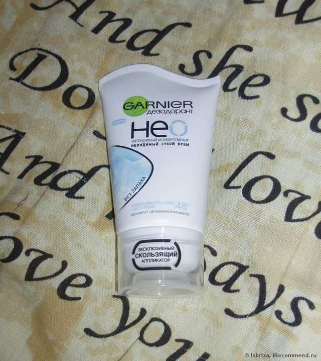 Дезодорант-антиперспирант Garnier НЕО Невидимый сухой крем "Без запаха" - фото