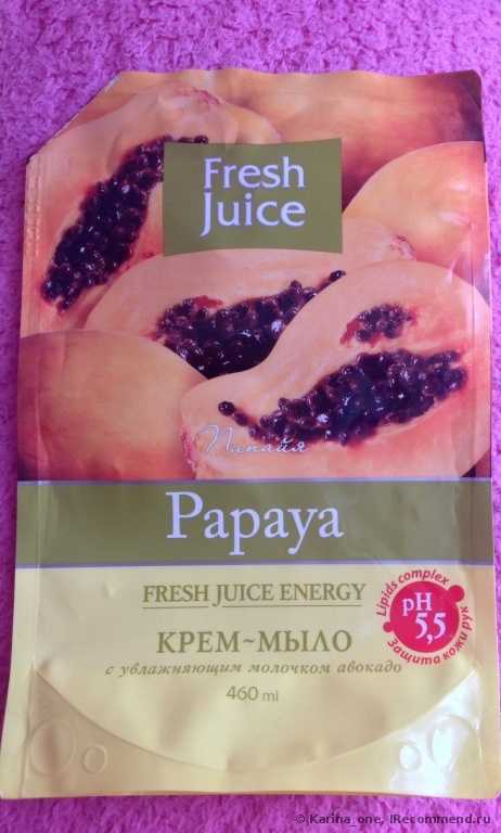 Крем-мыло  Fresh Juice Papaya (Папайя) - фото