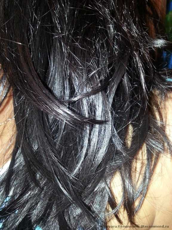 Волосы после шампуня (кончики)