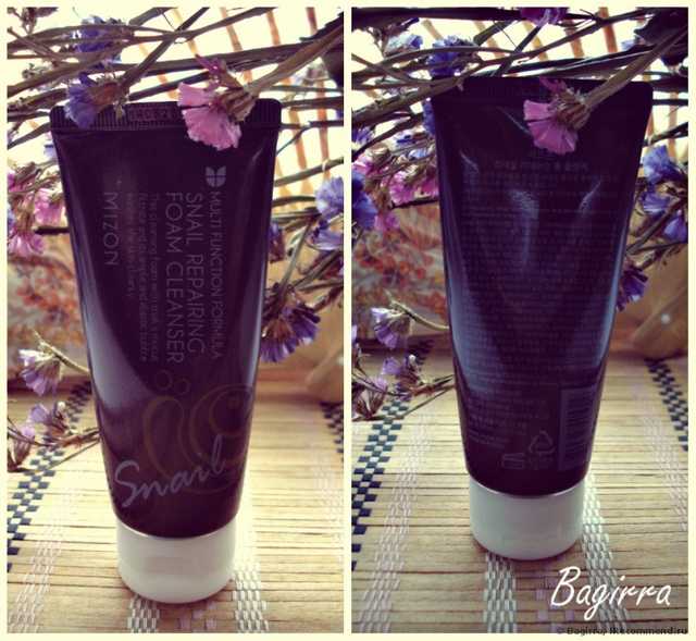 Пенка для умывания Mizon  Snail Repairing Foam Cleanser 60 мл. - фото