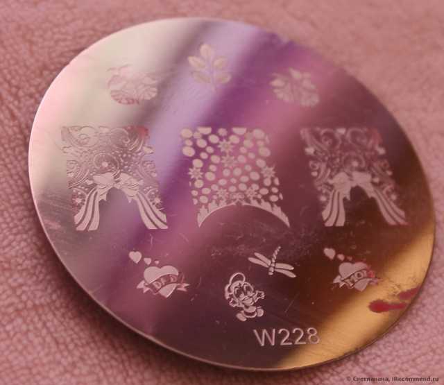 Диск для стемпинга   Stamping Nail Art, Plate W Series - фото
