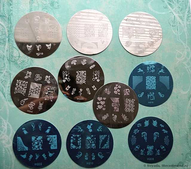 Диск для стемпинга   Stamping Nail Art, Plate W Series - фото