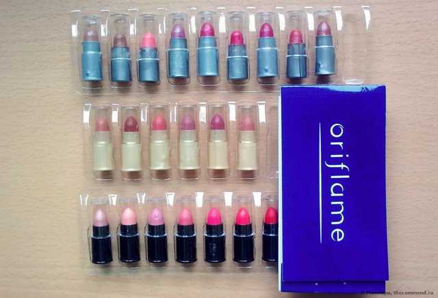 Пробники помад Oriflame