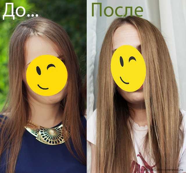 L'Oreal Casting SunKiss до и после